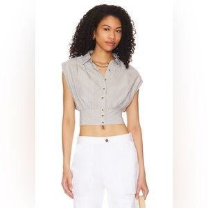 Free People Cassie Stripe Top